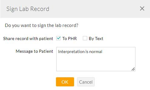 Sign Lab Record