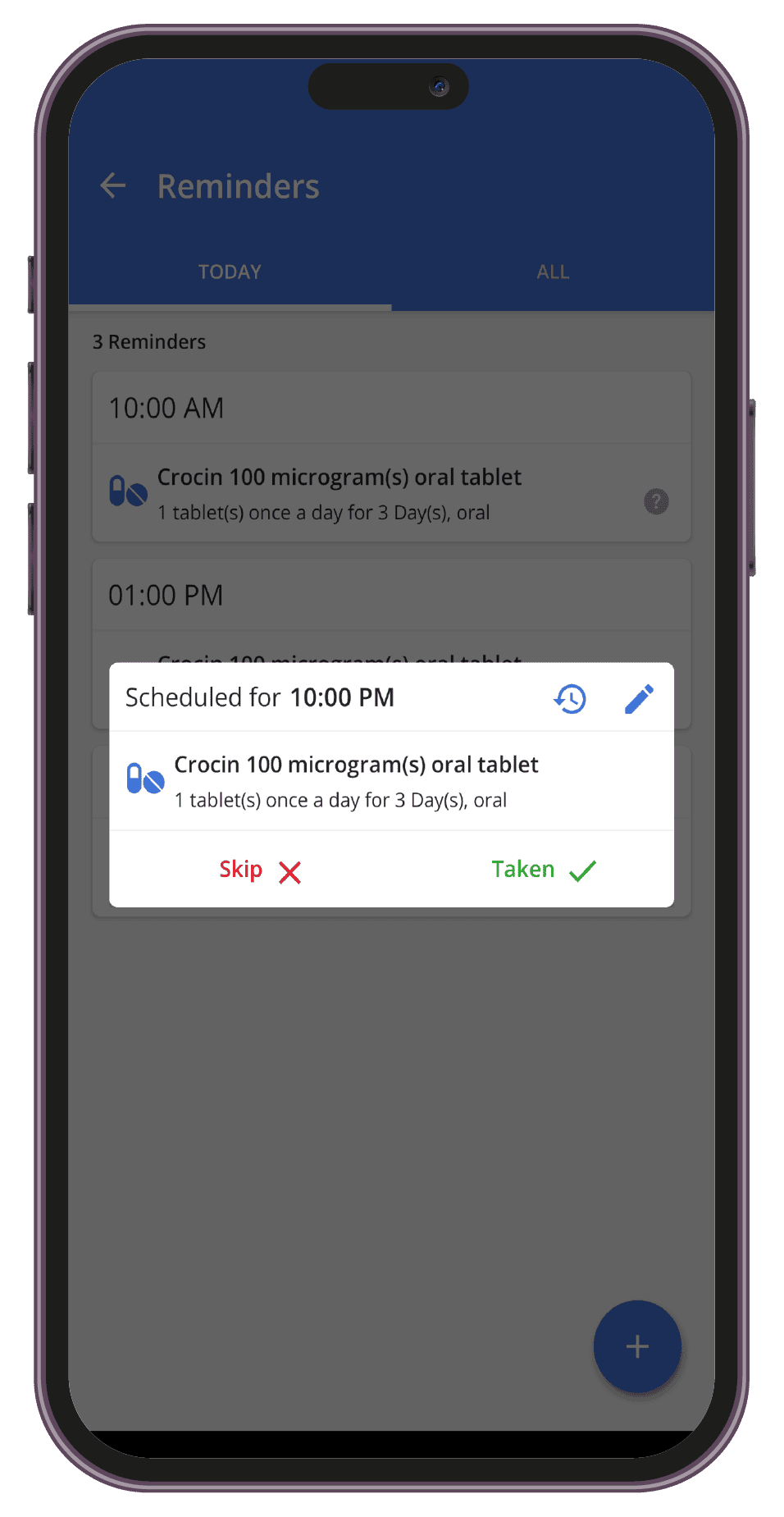 Edit Reminders Android