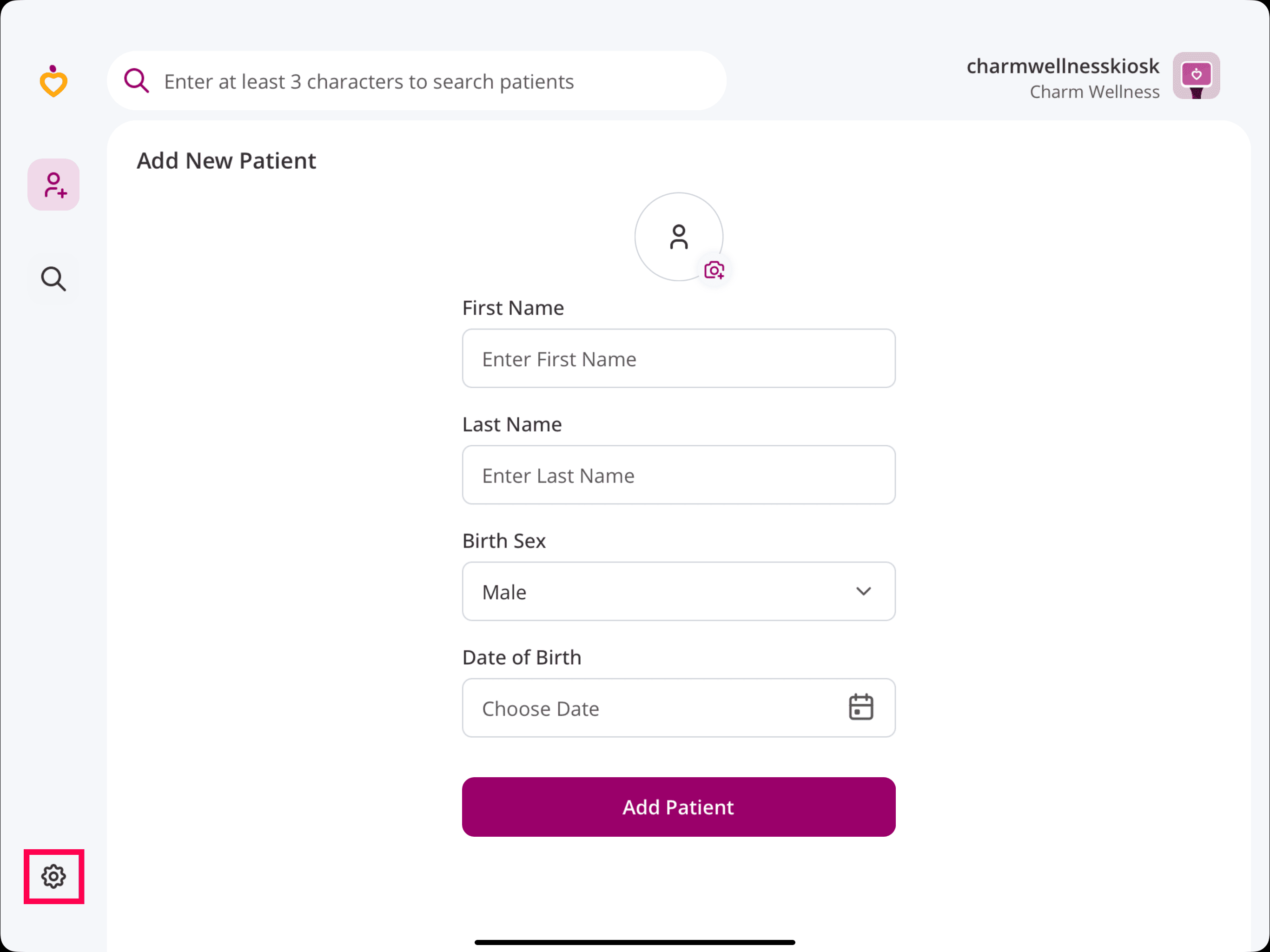 Kiosk Navigation View