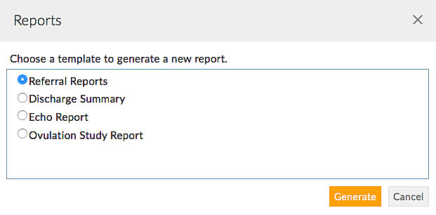 Generate Referral Report