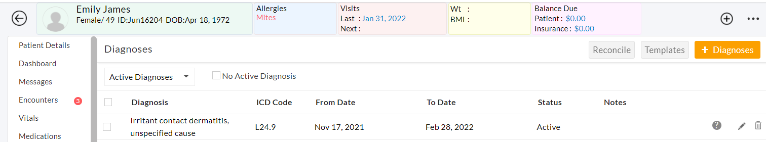 Patient Medical History