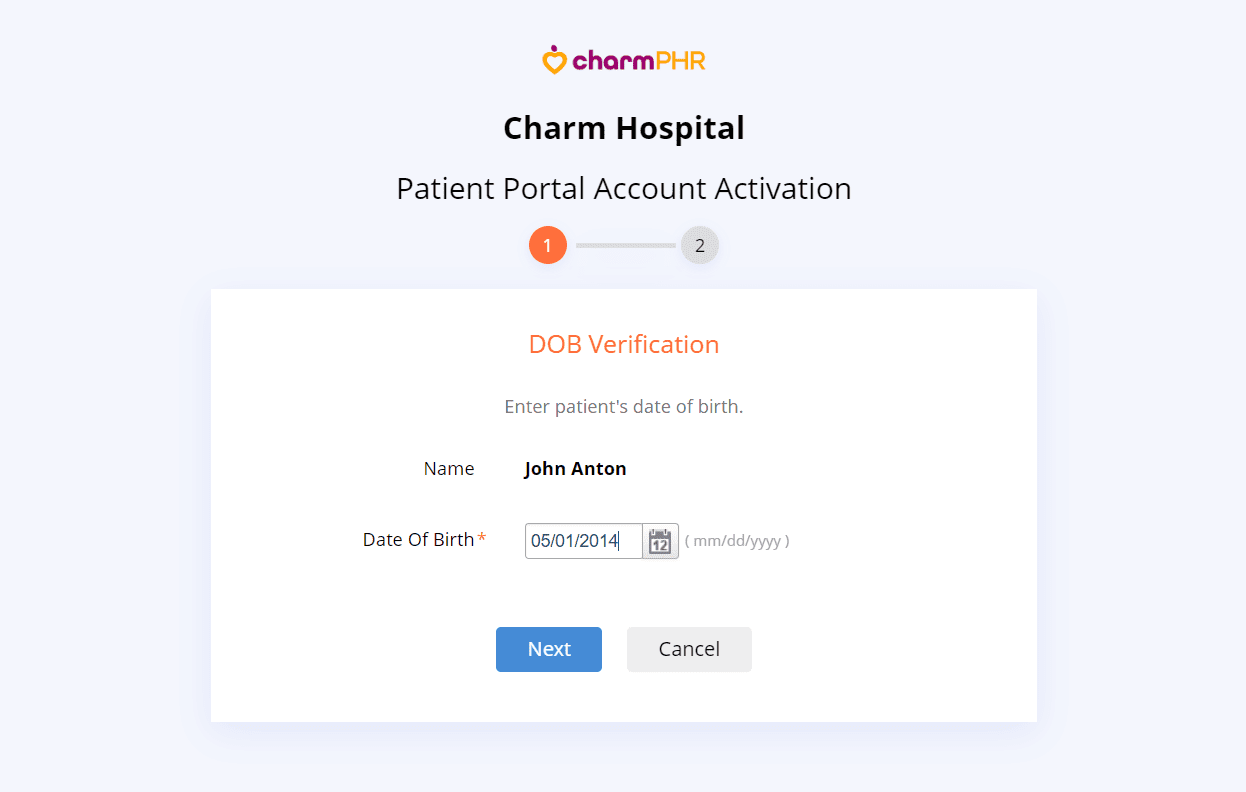 Patient Portal Account Activation