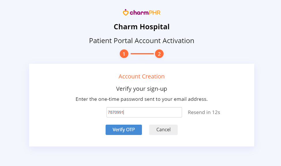 Patient Portal Account Activation