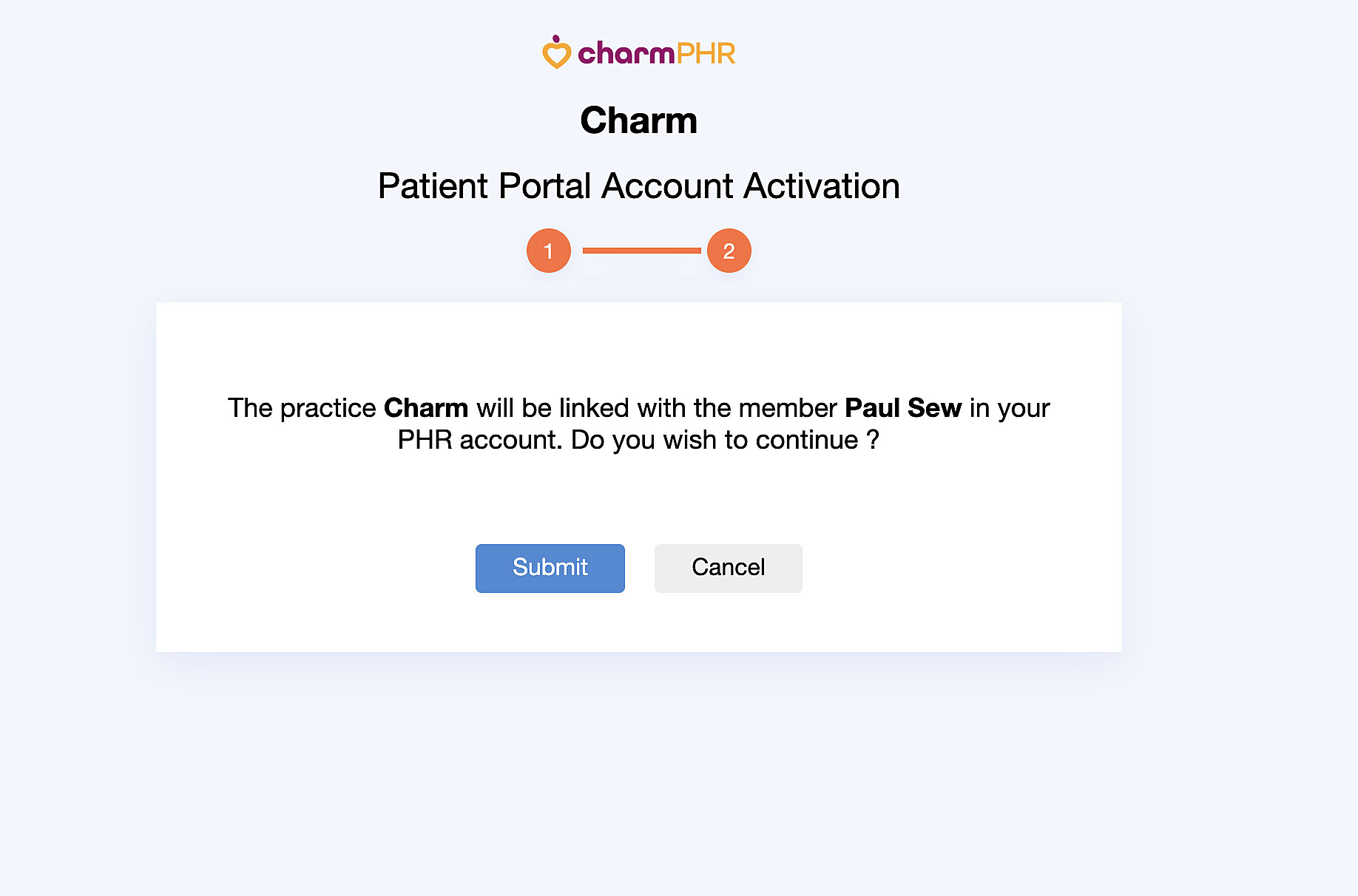 Patient Portal Account Activation