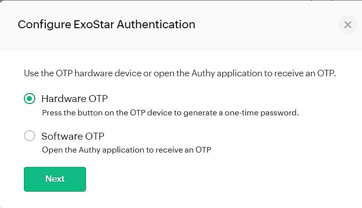 Exostar Authenticator
