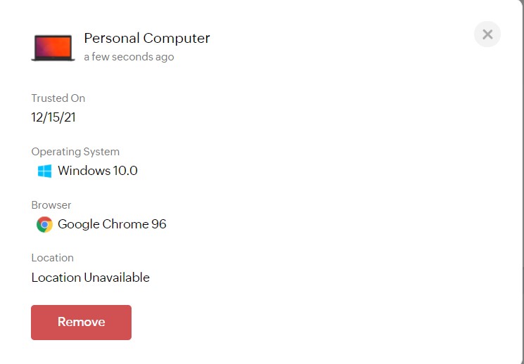 Manage Trusted Browser Manage Trusted Browser