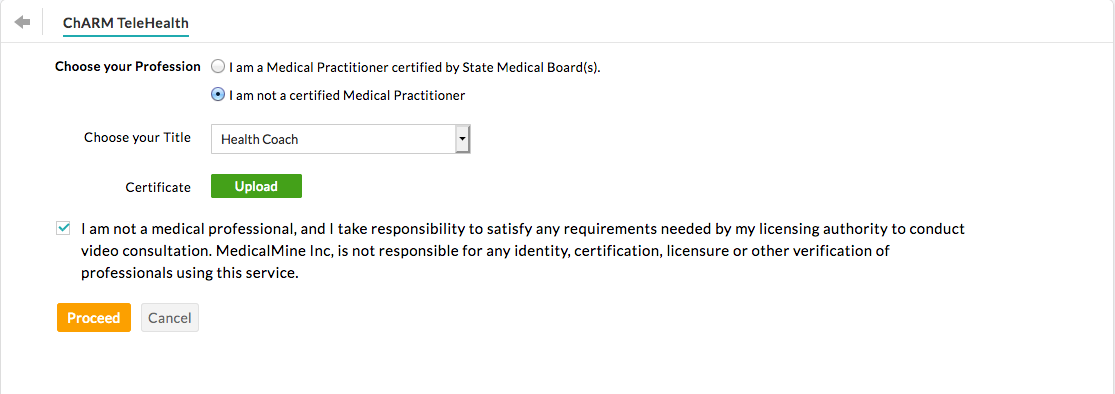 TeleHealth for Non-Certified Practitioner