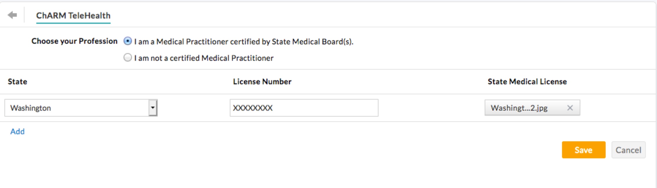 TeleHealth State Medical License