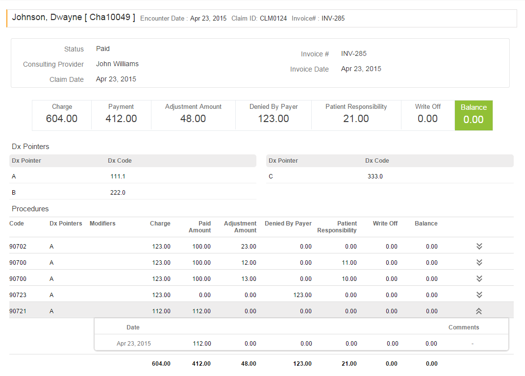 Medical Payment Posting