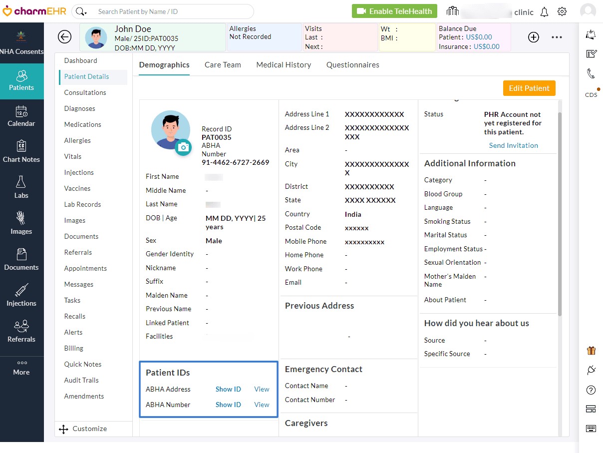 Patient IDs Patient IDs
