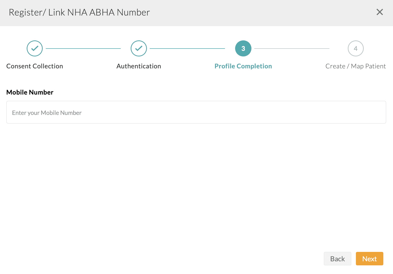 Register/ Link NHA ABHA Number Register/ Link NHA ABHA Number
