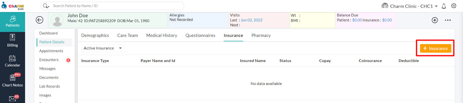 Add Insurance Option