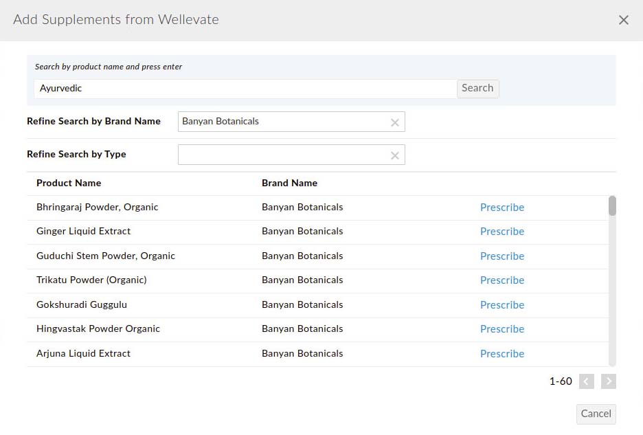 Add Supplements from Wellevate Add Supplements from Wellevate