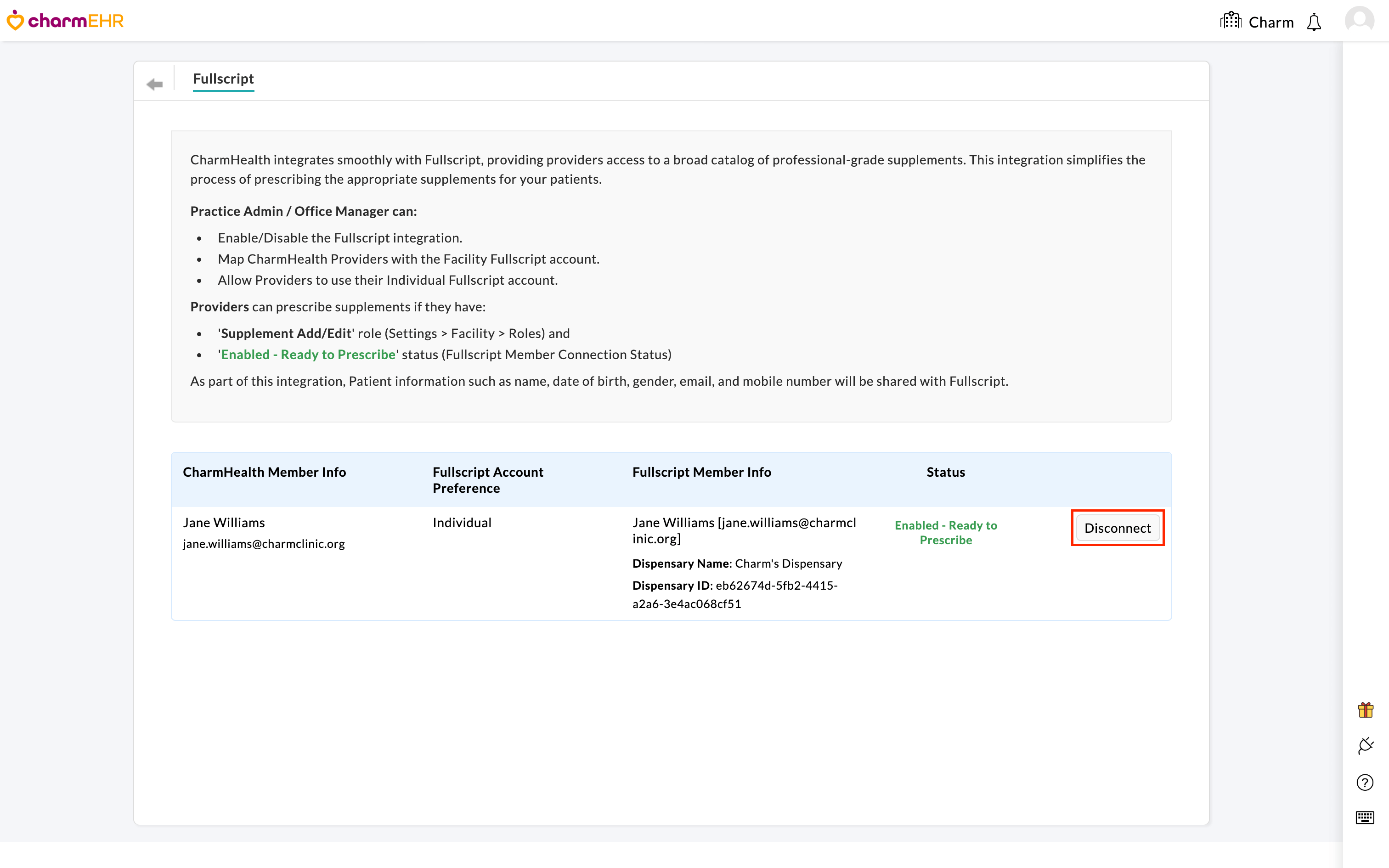 Disconnect Individual Account Disconnect Individual Account