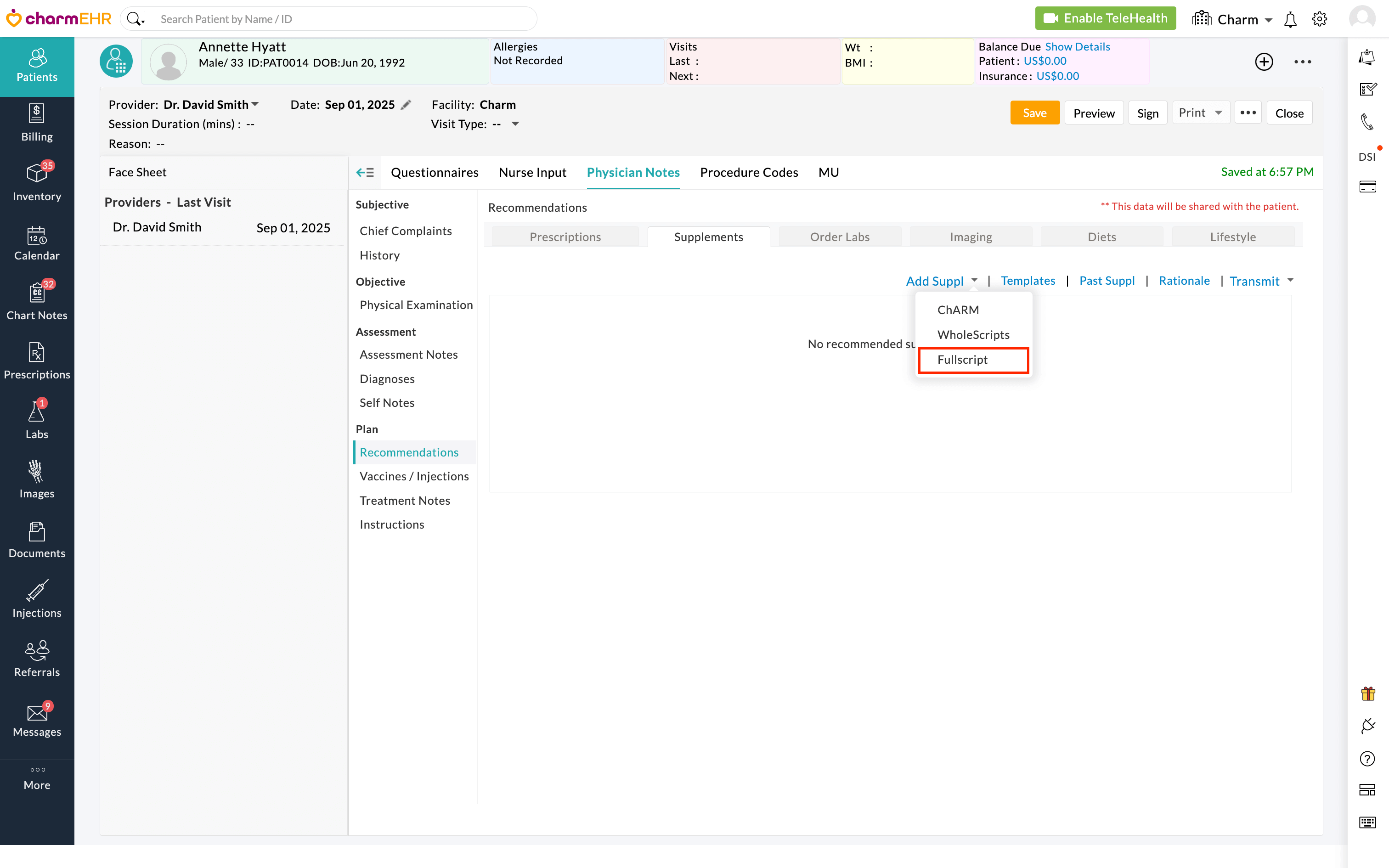 Encounter FullScript Encounter FullScript