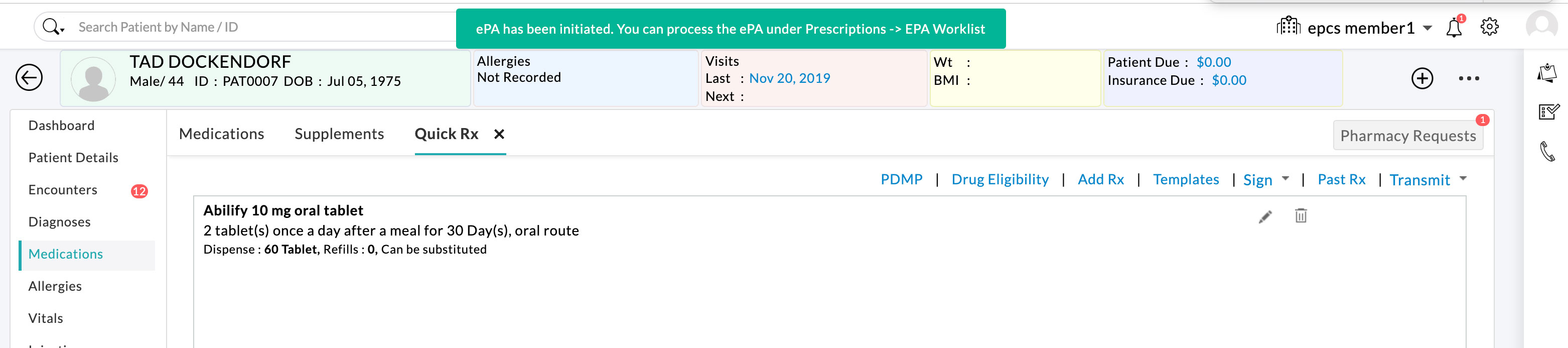 EPA Initiated EPA Initiated
