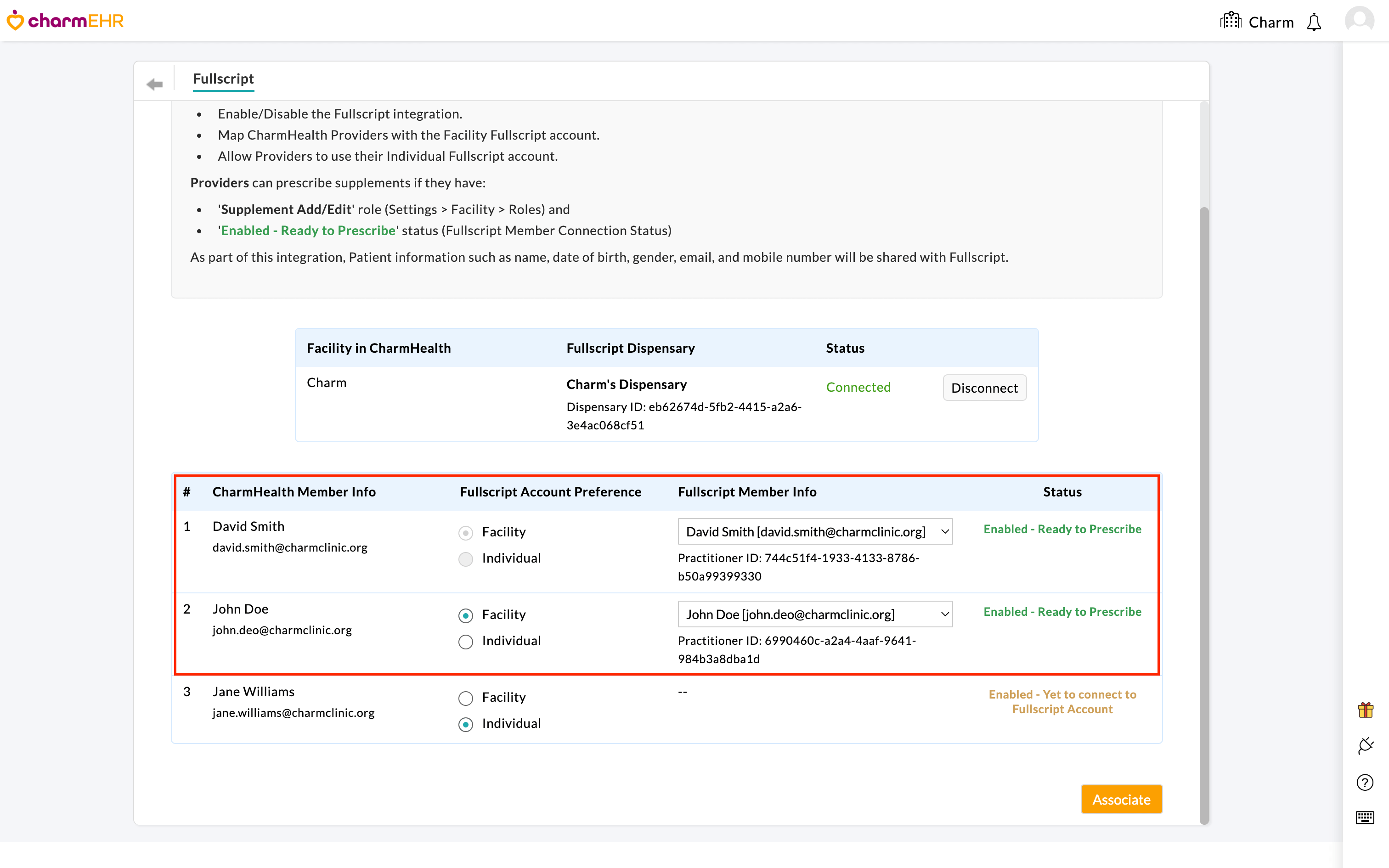 Facility FullScript Account Facility FullScript Account