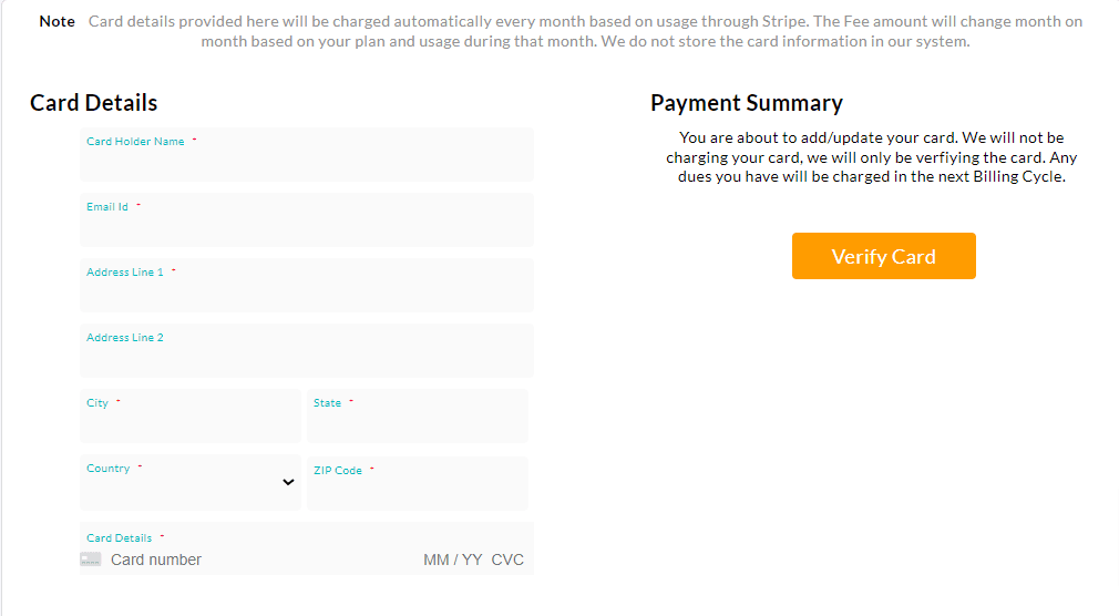 Scanner Subscription Payment