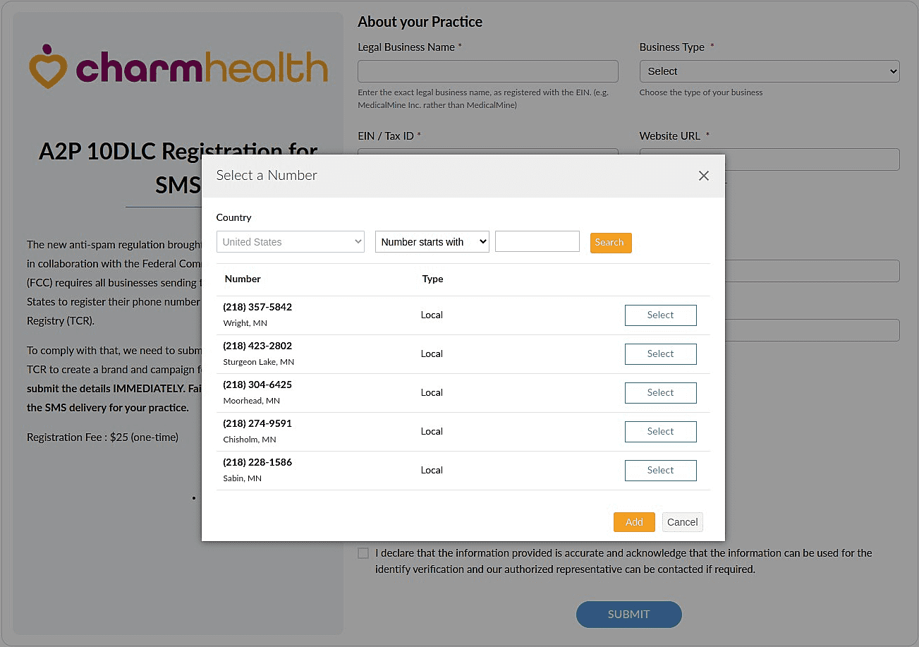 Select a Number Select a Number