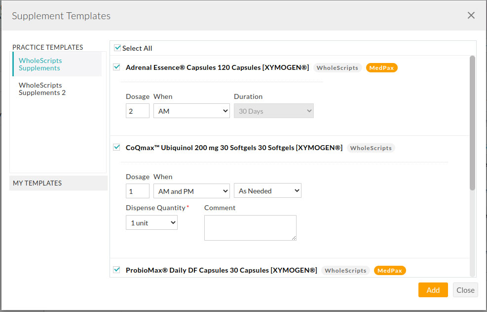 Select From WholeScripts Template Select From WholeScripts Template