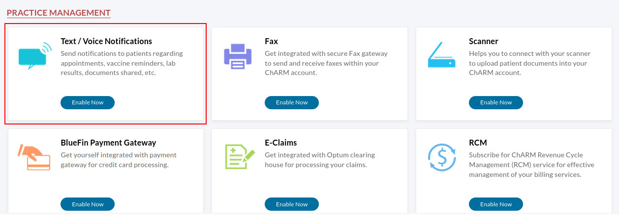 Text/Voice Notifications