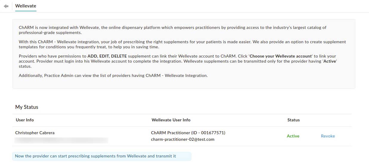 Wellevate Activation Wellevate Activation