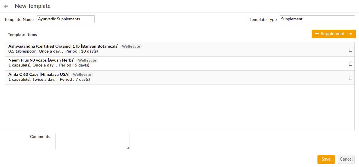 Wellevate Supplement Template Wellevate Supplement Template