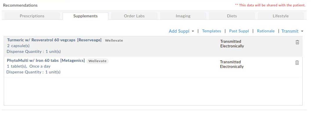 Wellevate Transmit Status Wellevate Transmit Status