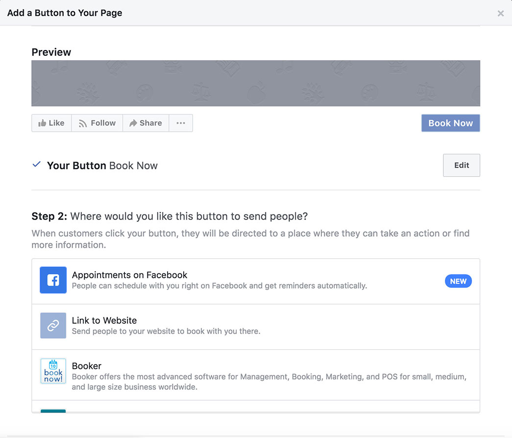Book Now from Facebook Book Now from Facebook