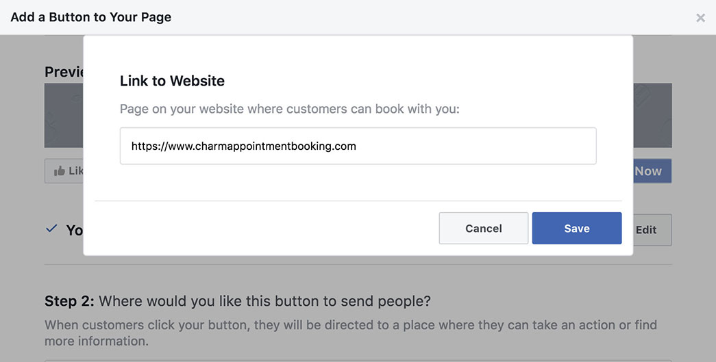 Link Facebook Appointments Link Facebook Appointments