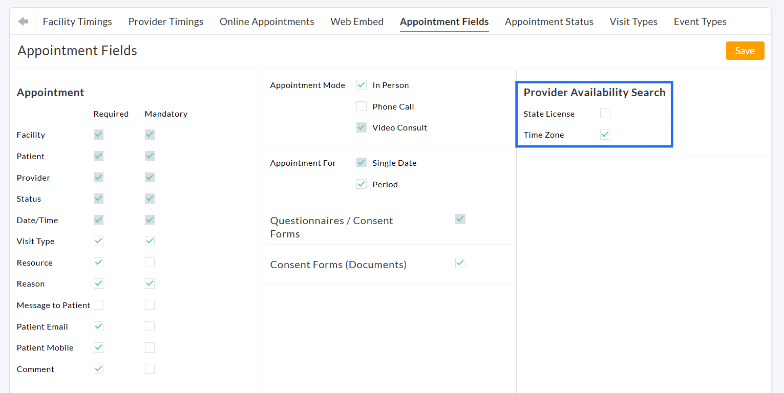 Provider Availability Searc Provider Availability Searc