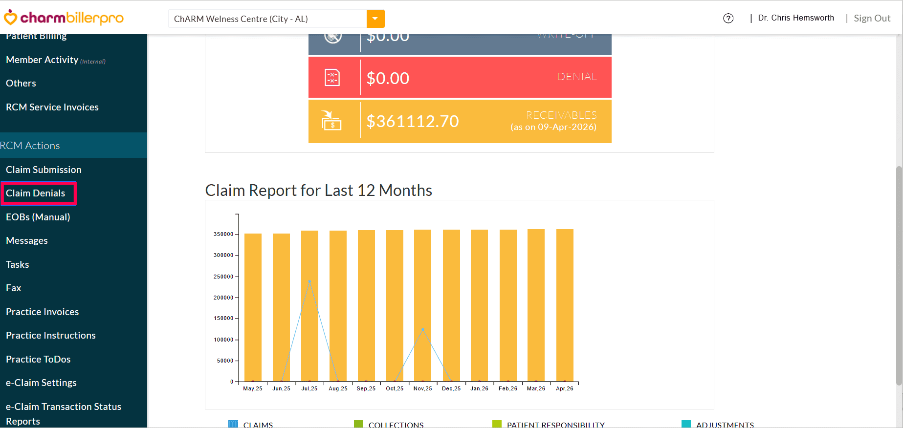 Claim Denails BillerPro
