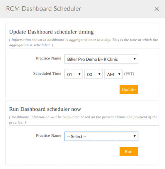 RCM Dashboard Scheduler