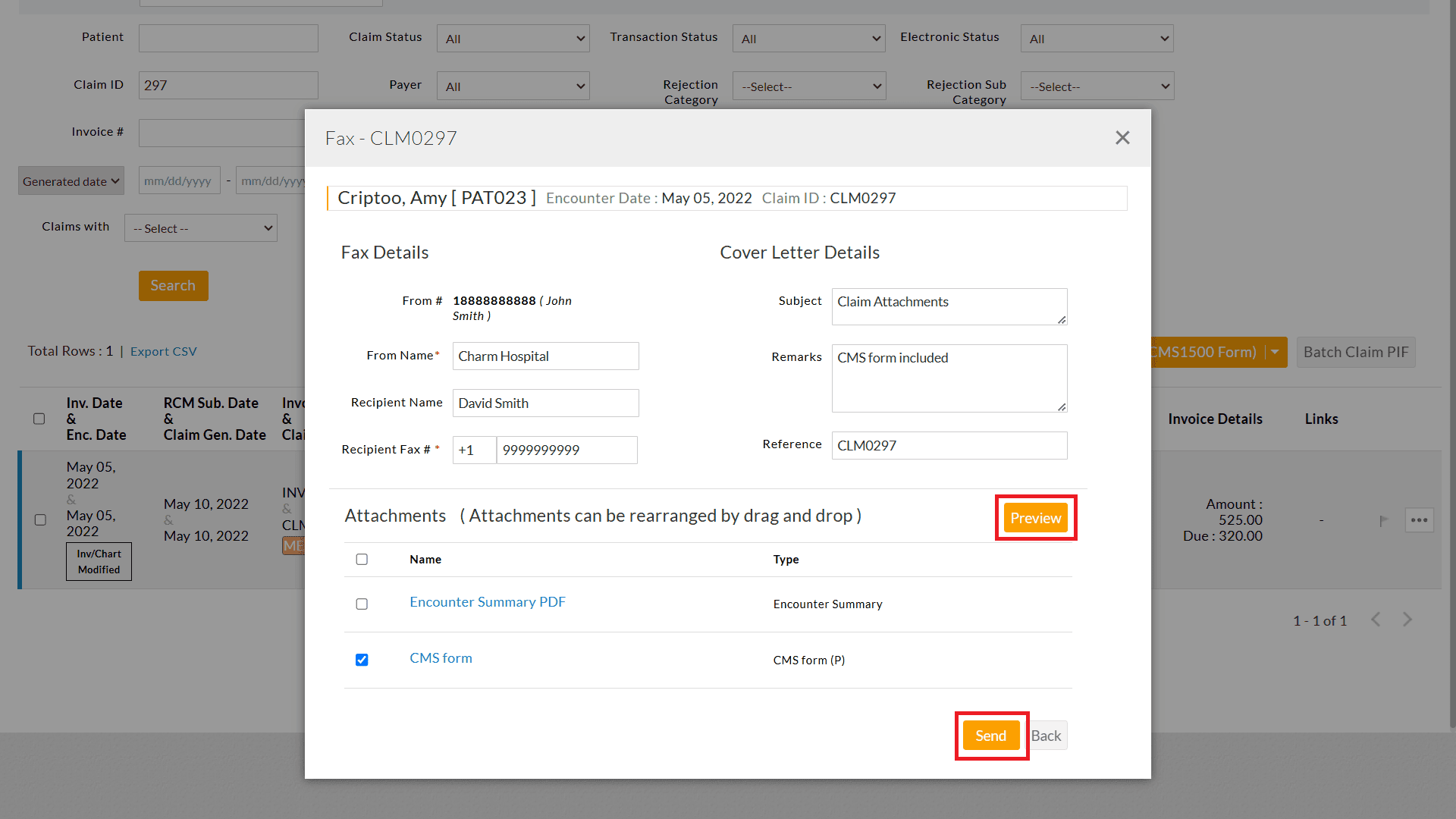 Send and Preview Fax Send and Preview Fax