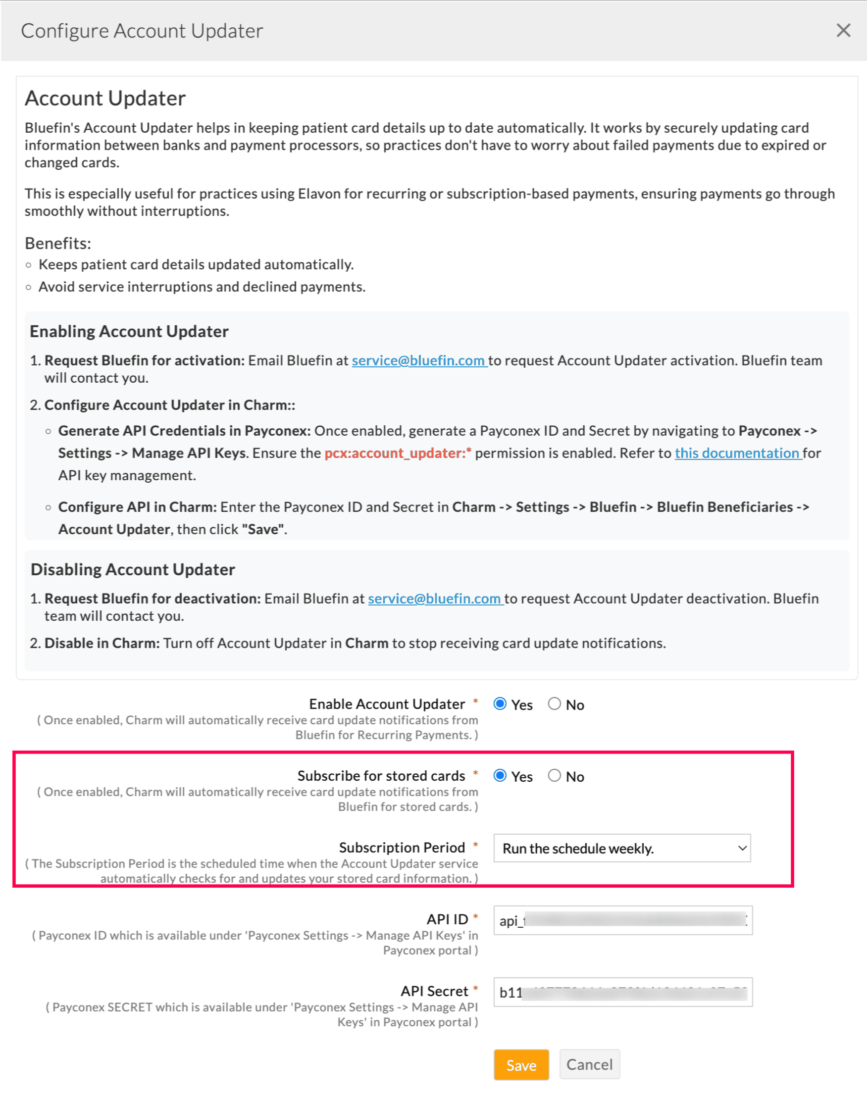 Subscribe for Stored Cards Subscribe for Stored Cards