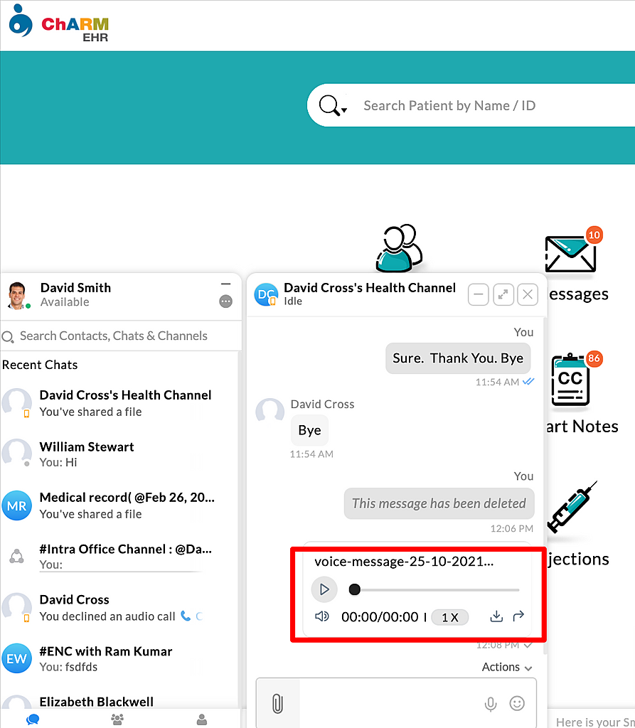 Play Voice Messages Play Voice Messages