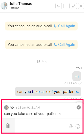 Reply Message Reply Message