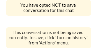 Turn on Chat History Turn on Chat History