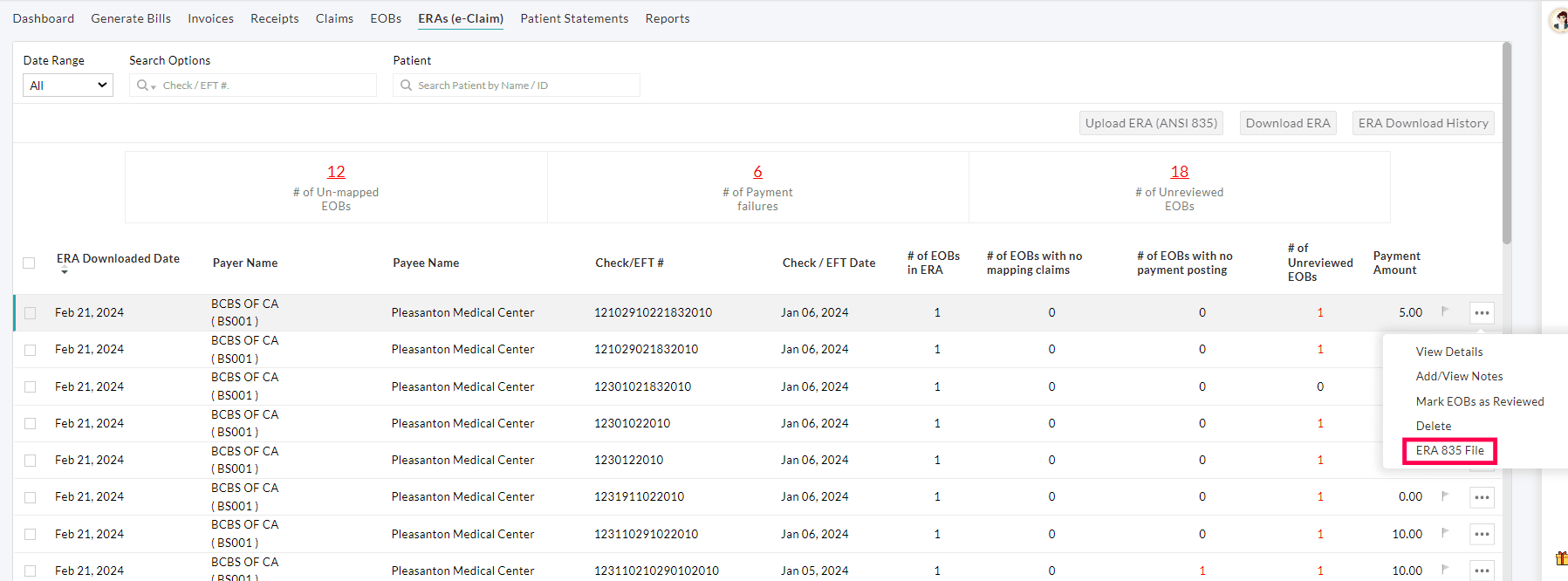 ERA 835 FIle ERA 835 FIle