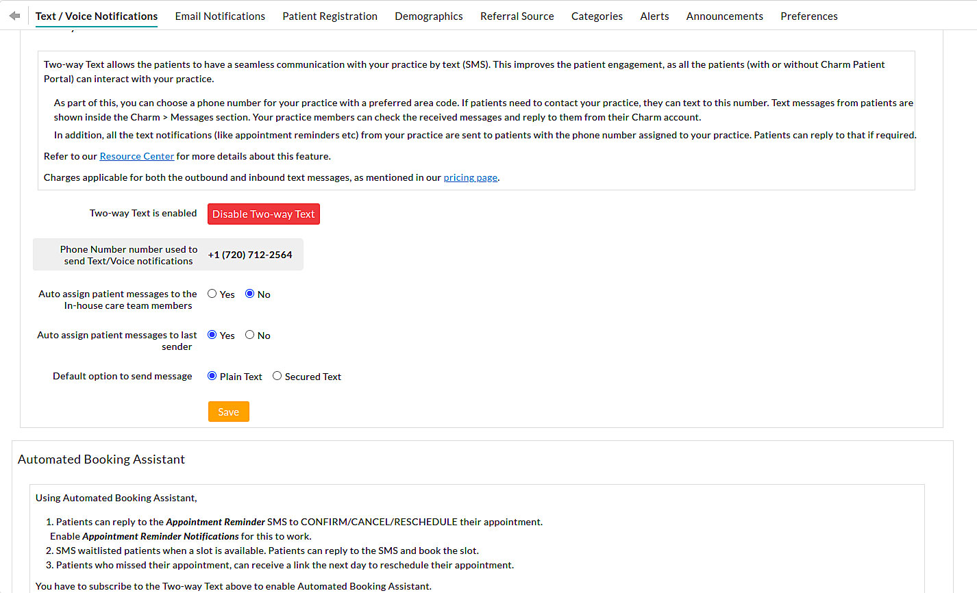 Auto Assign to Care Members Auto Assign to Care Members
