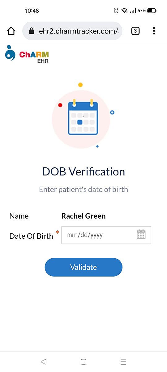 Secured Text Message DOB Verification Secured Text Message DOB Verification
