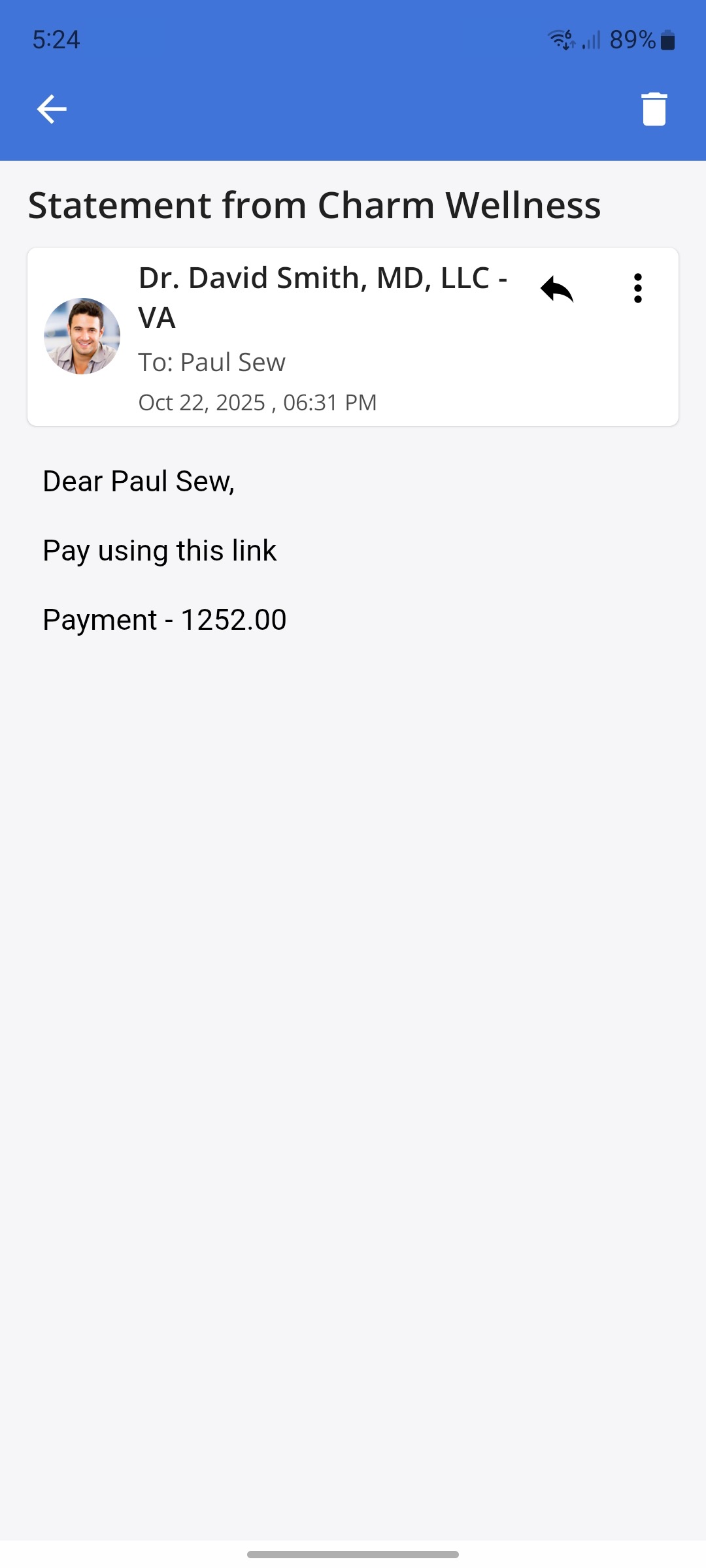 Replying Message Replying Message