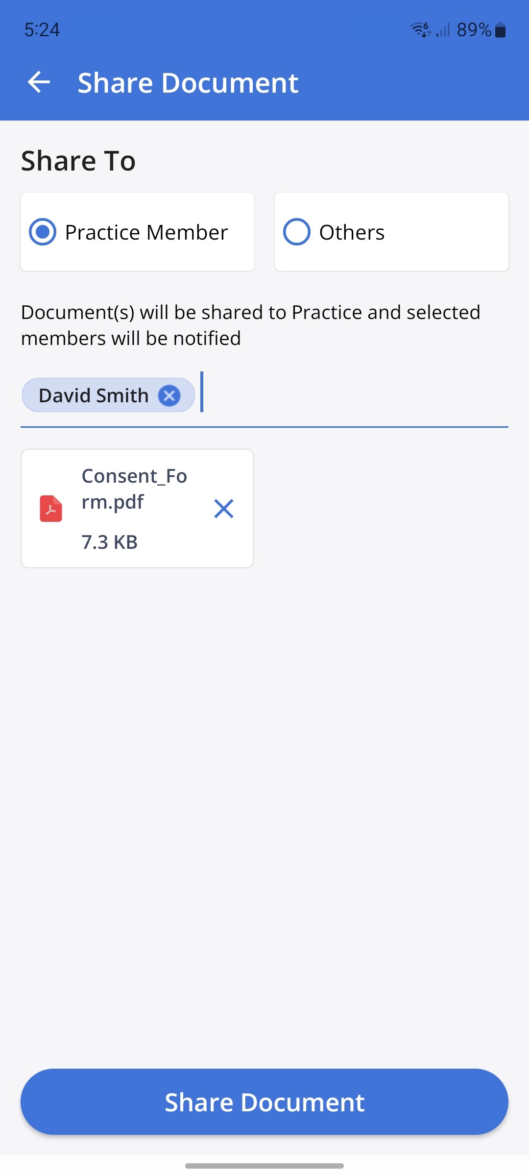 Share Document Share Document