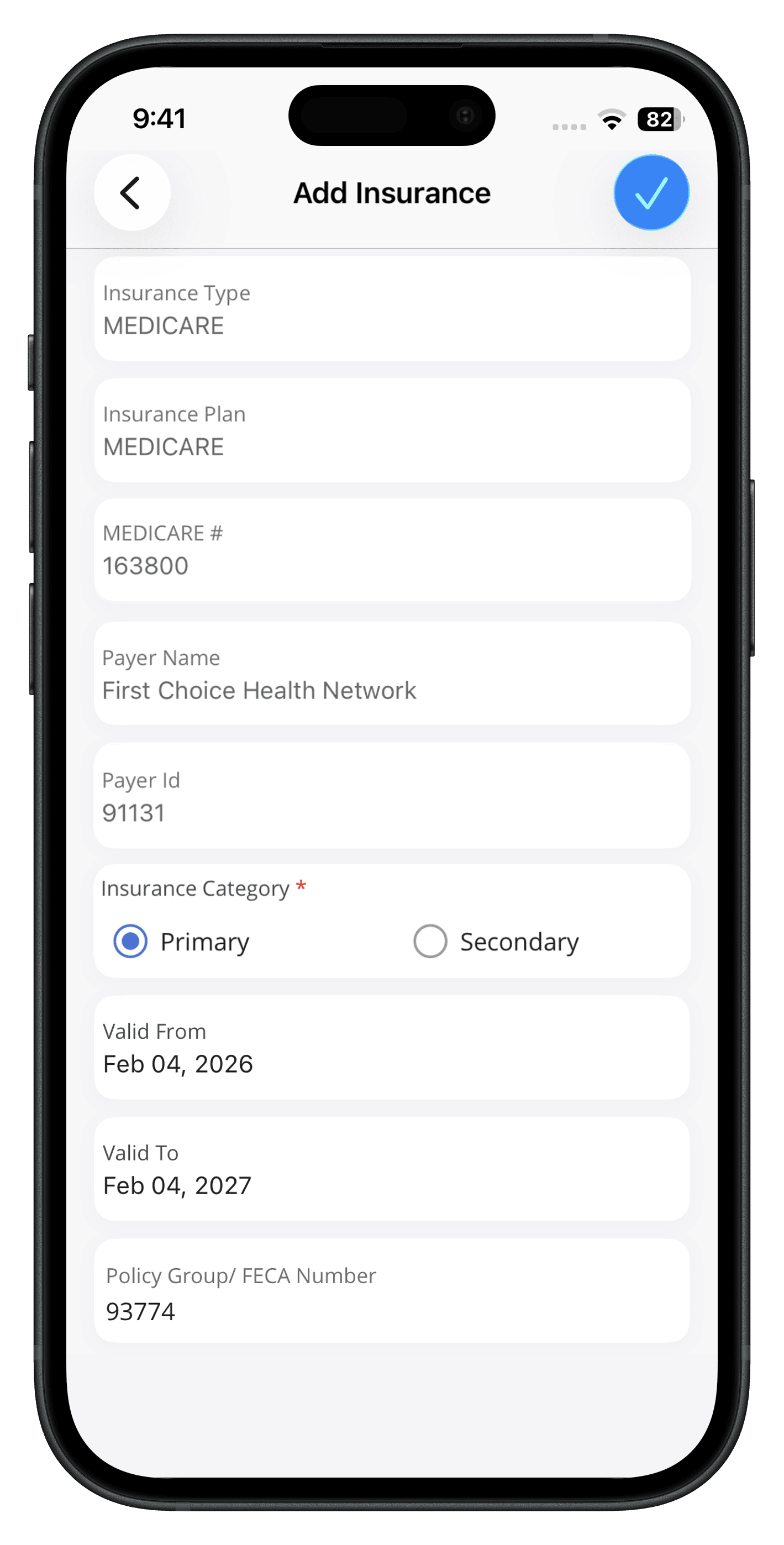 Add Insurance