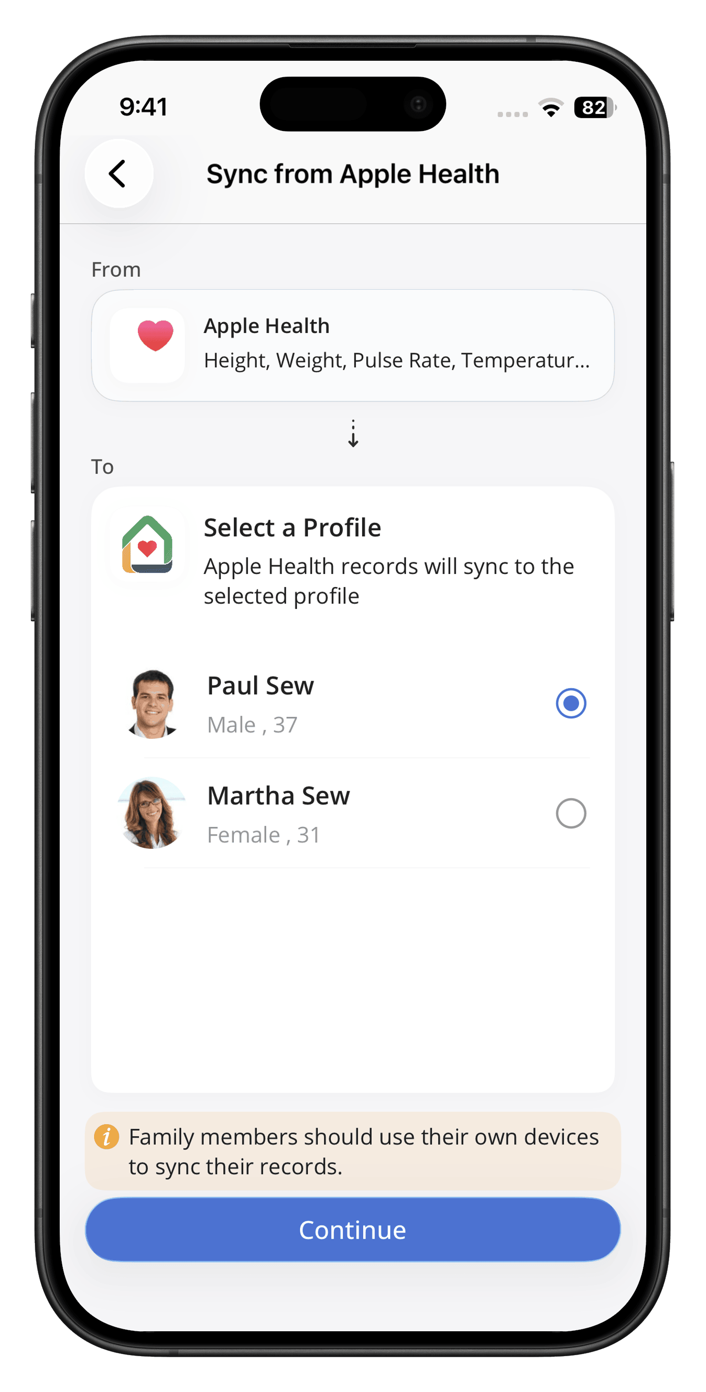 Select Profile