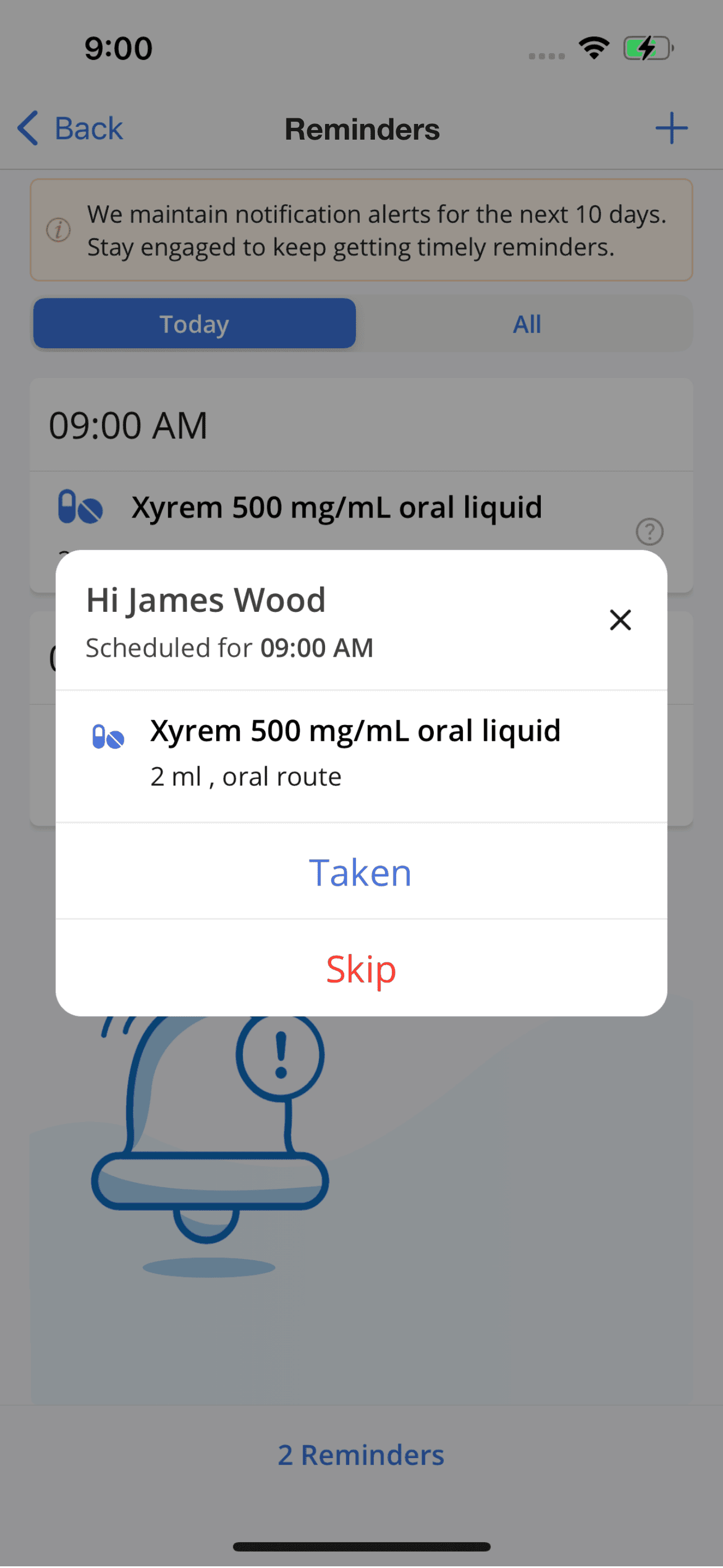 Taken Skip IOS Taken Skip IOS