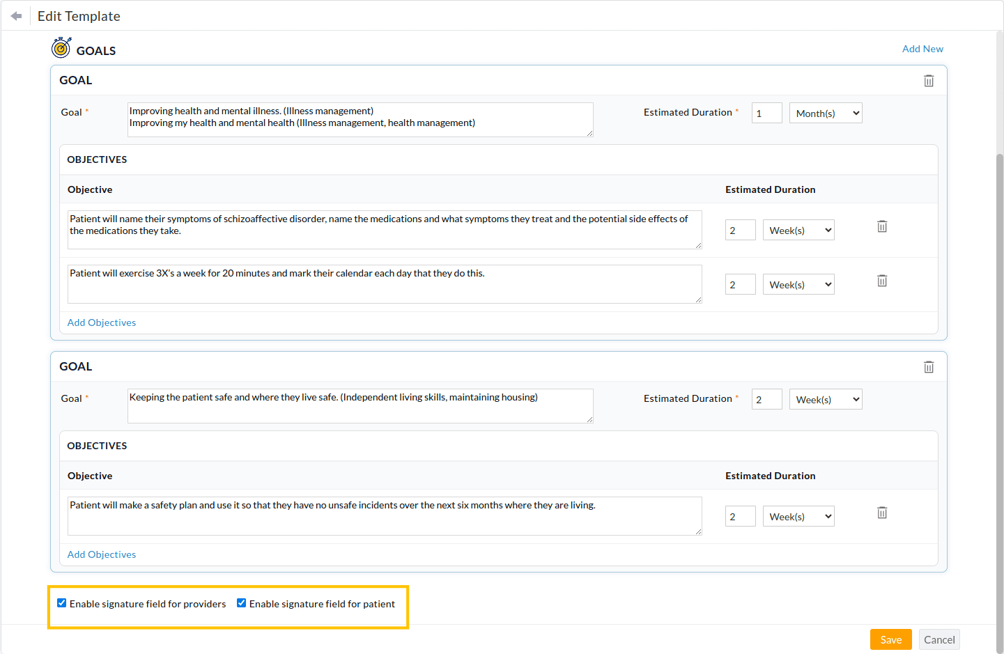 Remove the Signature Fields