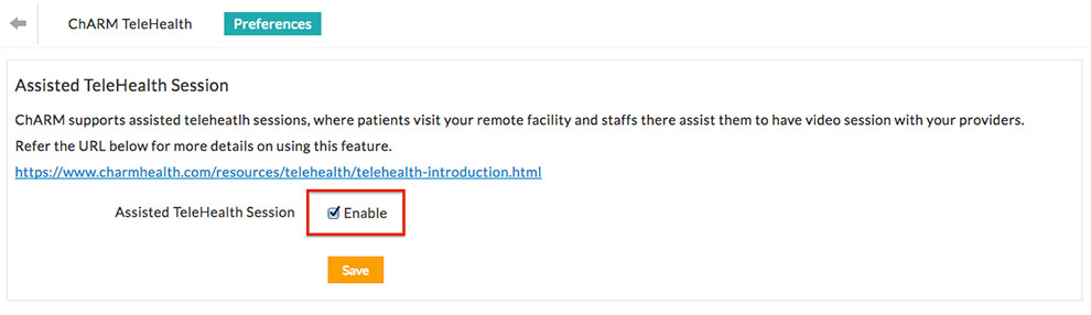 Assisted TeleHealth Session