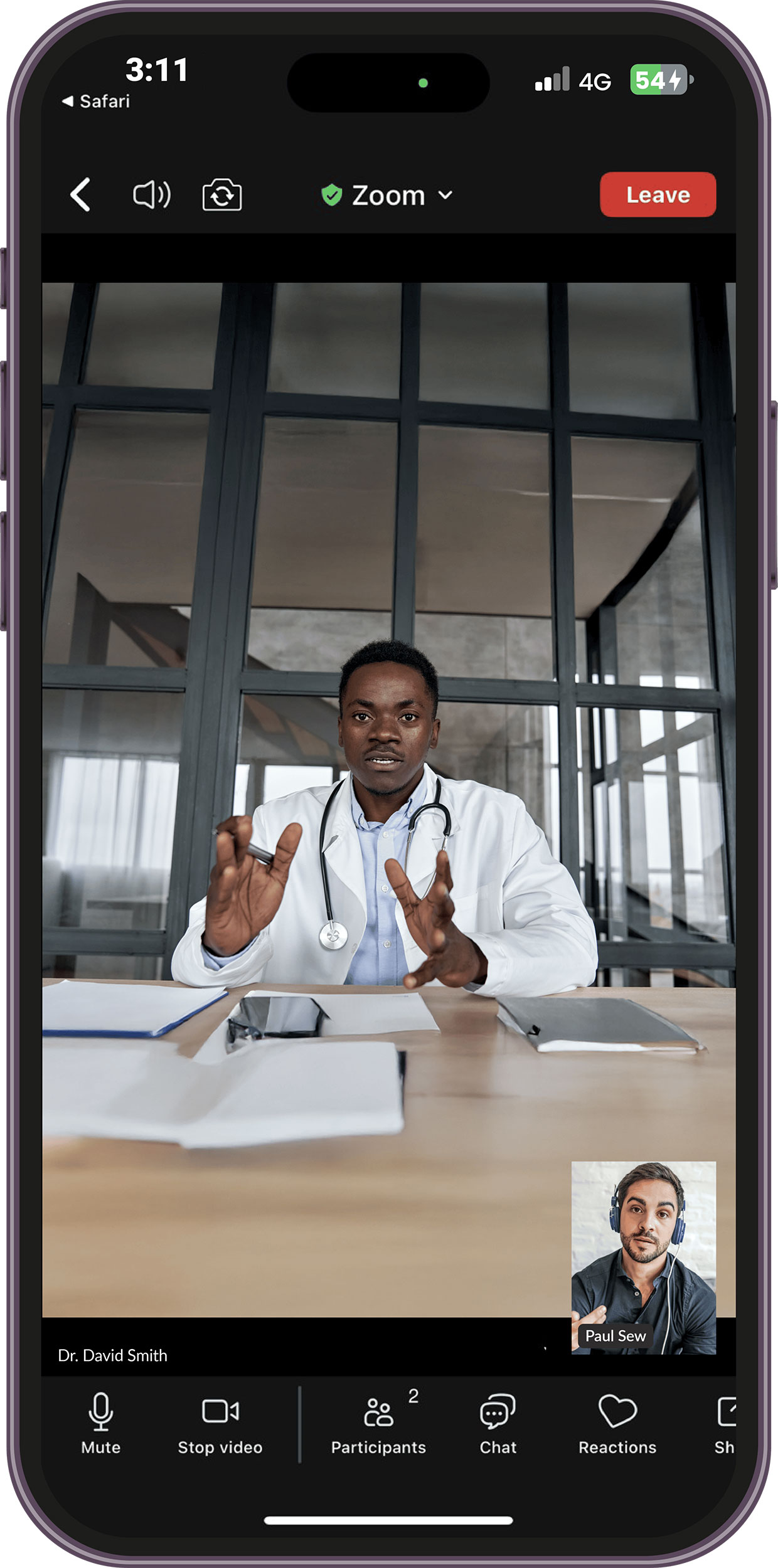 Mobile View from Zoom Mobile View from Zoom